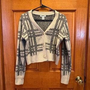 Plaid Crop Sweater - William Rast